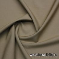 Костюмная стрейч (о) светло-коричневая - итальянские ткани Тессутидея арт. 05-4767