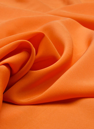 Крепдешин (о) оранжевый - в интернет-магазине тканей Тессутидея арт. 02-8059