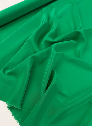 Крепдешин (о) ярко-зеленый - в интернет-магазине тканей Тессутидея арт. 10-5031