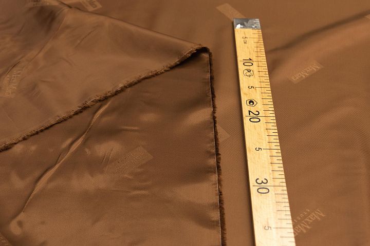 Подкладочная (о) коричневая в стиле Max Mara - итальянские ткани Тессутидея арт. 08-1068