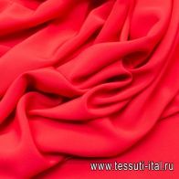 Крепдешин (о) красный - итальянские ткани Тессутидея арт. 03-5778