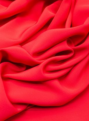 Крепдешин (о) красный - в интернет-магазине тканей Тессутидея арт. 03-5778