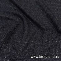 Шанель с люрексом (о) черная в стиле Escada - итальянские ткани Тессутидея арт. 03-6725