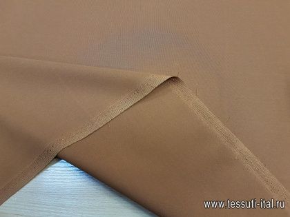 Шелк кади (о) светло-коричневый - итальянские ткани Тессутидея арт. 10-0800