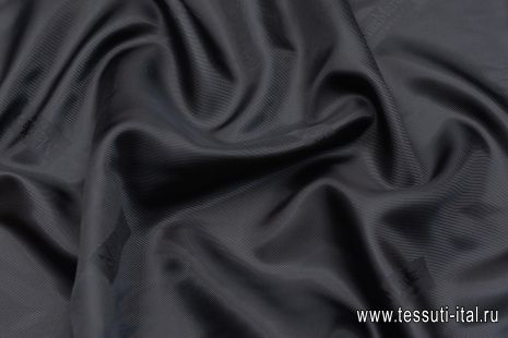 Подкладочная диагональ (о) черная - итальянские ткани Тессутидея арт. 08-1317