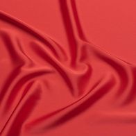 Плательная дабл (300 г/м) (о) красная - итальянские ткани Тессутидея арт. 03-6798