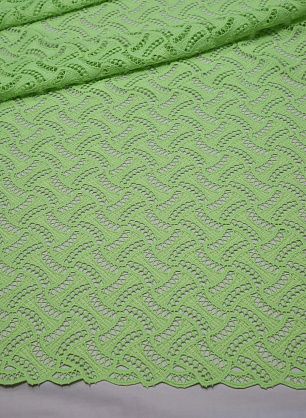 Кружево макраме (о) салатовое Ermanno Scervino - в интернет-магазине тканей Тессутидея арт. 01-3603