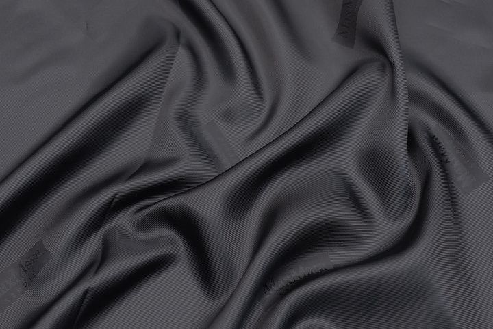 Подкладочная диагональ (о) черная - итальянские ткани Тессутидея арт. 08-1290