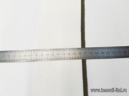 Подвяз белый  8*-36см - итальянские ткани Тессутидея арт. F-3265