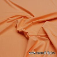 Джерси (о) светло-оранжевое - итальянские ткани Тессутидея арт. 12-1156