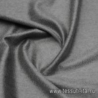 Пальтовая двухслойная (о) серая/черная - итальянские ткани Тессутидея арт. 09-2091