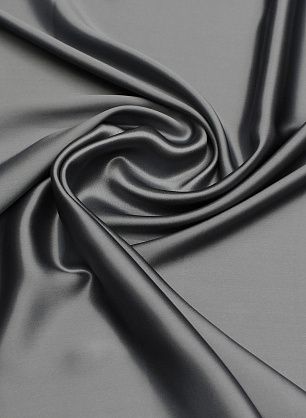 Шелк атлас (о) серый - в интернет-магазине тканей Тессутидея арт. 10-3574