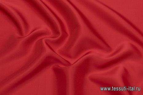 Подкладочная стрейч (о) темно-красная - итальянские ткани Тессутидея арт. 07-1401