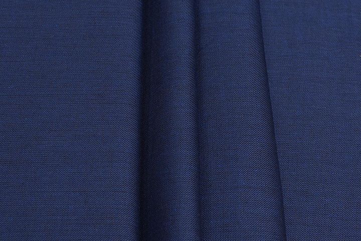 Костюмная (н) сине-черная меланжевая в стиле Loro Piana - итальянские ткани Тессутидея арт. 05-4168