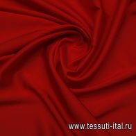 Подкладочная стрейч (о) ярко-красная  - итальянские ткани Тессутидея арт. 07-1476