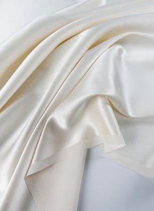 Шелк атлас (о) айвори - в интернет-магазине тканей Тессутидея арт. 10-4640