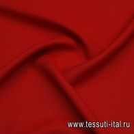 Лен с вискозой (о) красный - итальянские ткани Тессутидея арт. 16-0940
