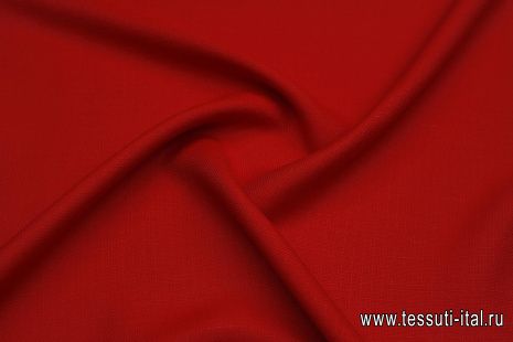 Лен с вискозой (о) красный - итальянские ткани Тессутидея арт. 16-0940