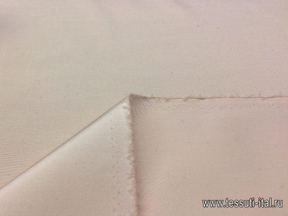 Плательная стрейч (о) светло-бежево-розовая - итальянские ткани Тессутидея арт. 03-4529