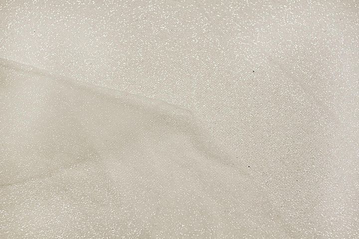 Плательная сетка с блестками (о) белая - итальянские ткани Тессутидея арт. 03-7200