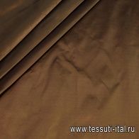 Тафта хамелеон (о) красно-коричневая - итальянские ткани Тессутидея арт. 10-1021
