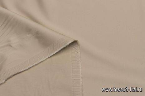 Хлопок костюмный стрейч (230 г/м) (о) светло-бежевый - итальянские ткани Тессутидея арт. 01-7071