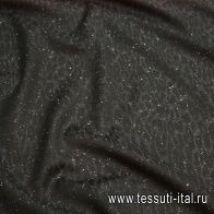 Костюмная (н) сине-черная в белую крапину ш-150см - итальянские ткани Тессутидея арт. 05-2263