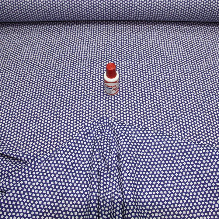 Сорочечная Super fine (н) белые квадраты на синем Brioni - итальянские ткани Тессутидея арт. 01-2597