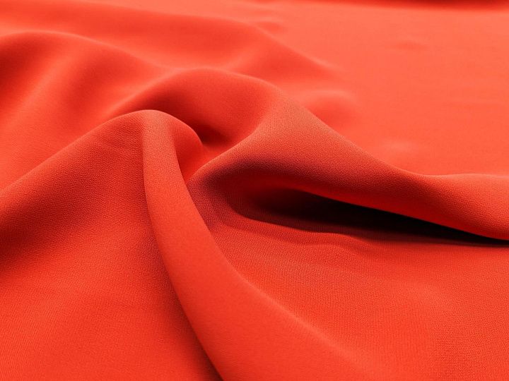 Шелк кади (о) кирпичный - итальянские ткани Тессутидея арт. 10-3074