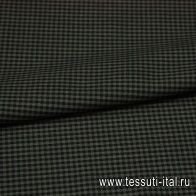 Костюмная (н) черно-серо-зеленая клетка ш-150см - итальянские ткани Тессутидея арт. 05-2293