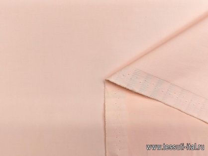 Хлопок стрейч (о) персиковый - итальянские ткани Тессутидея арт. 01-7098