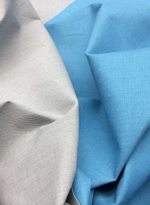 Хлопок стрейч дабл для тренча (о) серо-голубой - в интернет-магазине тканей Тессутидея арт. 01-4396