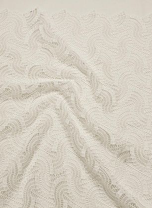 Кружевное полотно макраме (о) белое - в интернет-магазине тканей Тессутидея арт. 03-7197