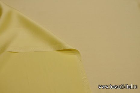 Шелк атлас (о) желтый - итальянские ткани Тессутидея арт. 10-3252