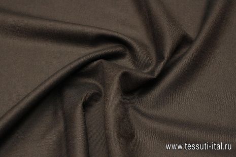 Костюмная (о) темно-коричневая - итальянские ткани Тессутидея арт. 05-4553