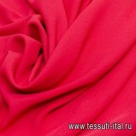 Крепдешин (о) темно-красный - итальянские ткани Тессутидея арт. 02-8645