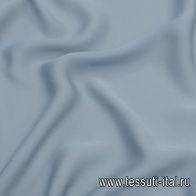 Крепдешин (о) светло-серо-голубой - итальянские ткани Тессутидея арт. 10-2267
