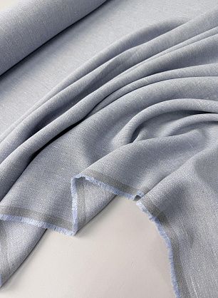 Лен (о) бежево-голубой меланж - в интернет-магазине тканей Тессутидея арт. 16-1116