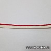 Кант красный - итальянские ткани Тессутидея арт. F-5857