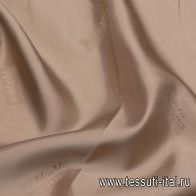 Подкладочная диагональ (о) бежевая - итальянские ткани Тессутидея арт. 08-1277