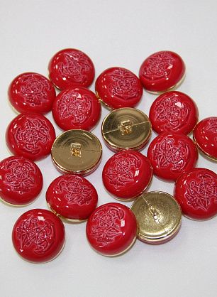 Пуговица на ножке пластик Якорь  d-26mm Roberto Cavalli - в интернет-магазине тканей Тессутидея арт. F-2476