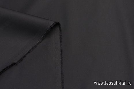 Хлопок костюмный (о) черный - итальянские ткани Тессутидея арт. 01-6903