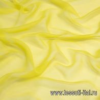 Шифон (о) темно-желтый - итальянские ткани Тессутидея арт. 10-1182