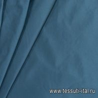 Шелк дюшес (о) темно-бирюзовый - итальянские ткани Тессутидея арт. 10-2534