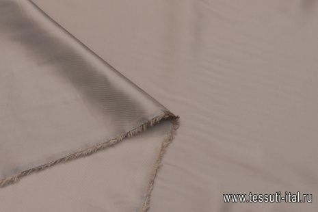 Подкладочная твил (о) серо-бежевая - итальянские ткани Тессутидея арт. 08-1324