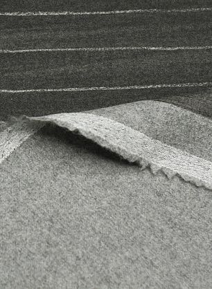 Костюмная дабл 350 г/м (н) серая полоска/светло-серая - в интернет-магазине тканей Тессутидея арт. 05-4520