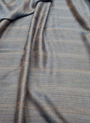 Пашмина купон (1,3м) (о) сине-коричневая - в интернет-магазине тканей Тессутидея арт. 17-1000