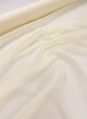 Шифон (о) молочный - в интернет-магазине тканей Тессутидея арт. 10-5095