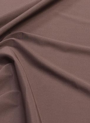 Крепдешин стрейч (о) темно-коричневый - в интернет-магазине тканей Тессутидея арт. 10-2544