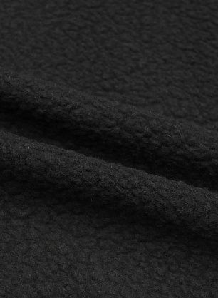 Мех на трикотажной основе (о) черный - в интернет-магазине тканей Тессутидея арт. 06-0146